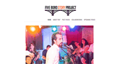 Desktop Screenshot of fiveborostoryproject.org
